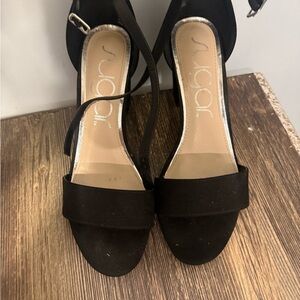 Sugar Elegant Black Heels